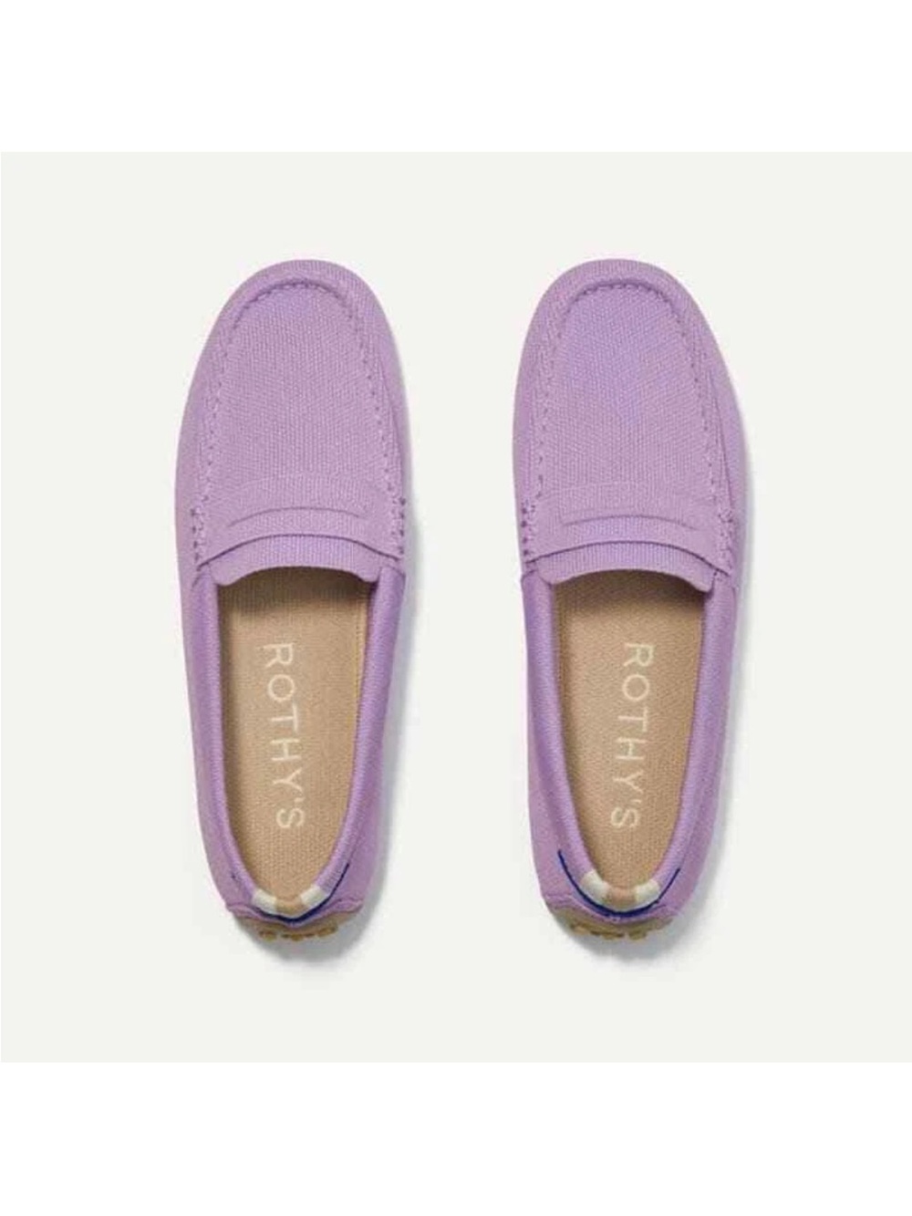 Rothy's The Driver Soft Loafer Slip-On Loafers Orchid Purple Sz 7